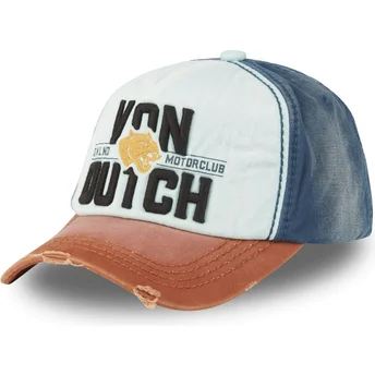 Von Dutch XAVIER04 multifarvet snapback kasket med buet skygge