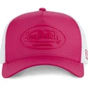 lyserod-og-hvid-trucker-kasket-fluo01-fra-von-dutch