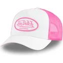 gorra-trucker-hvid-og-lyserod-fluo01-ct-fra-von-dutch