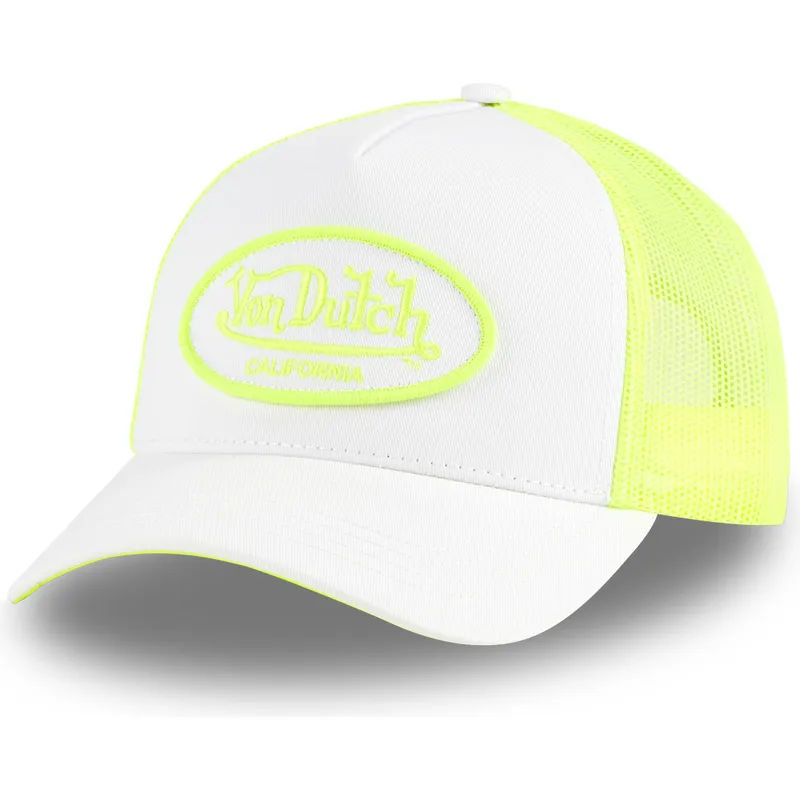 hvid-og-gul-trucker-kasket-fluo02-ct-fra-von-dutch