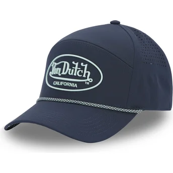 Von Dutch justerbar marineblå buet kasket CORD01