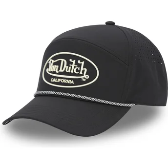 Justerbar sort buet kasket CORD04 fra Von Dutch