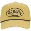 von-dutch-justerbar-gul-buet-kasket-cord05