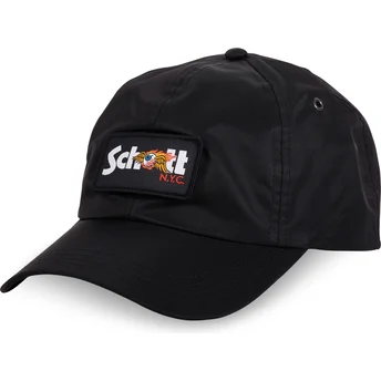 Justerbar sort buet kasket JET NR fra Von Dutch x Schott NYC
