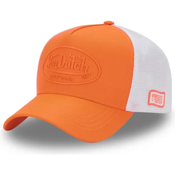 Gorra trucker orange og hvid FLUO04 fra Von Dutch