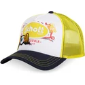 hvid-gul-og-sort-trucker-kasket-patch-fra-von-dutch-x-schott-nyc
