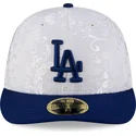 los-angeles-dodgers-mlb-59fifty-day-low-profile-hvid-og-bla-justerbar-flad-kasket-fra-new-era