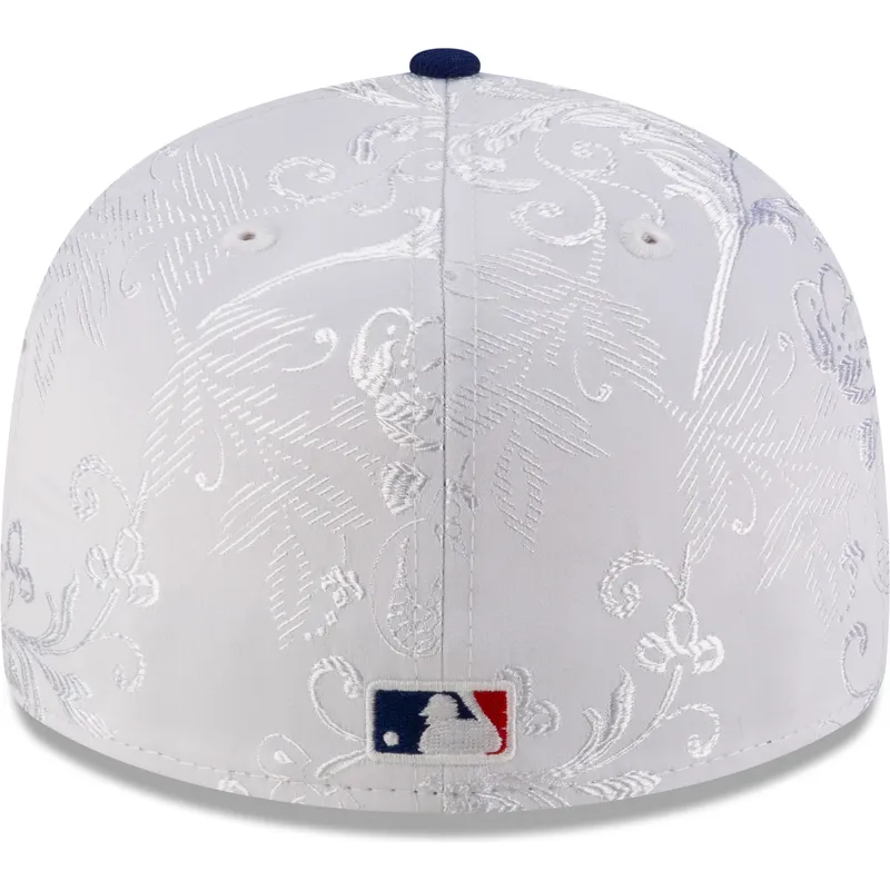 hvid-og-bla-fitted-flat-cap-59fifty-day-low-profile-fra-los-angeles-dodgers-mlb-fra-new-era