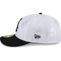 hvid-og-sort-fitted-flat-cap-59fifty-day-low-profile-fra-chicago-white-sox-mlb-fra-new-era