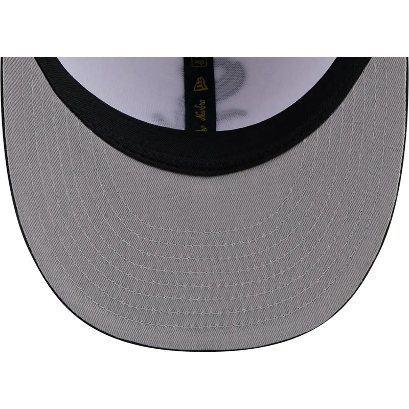 hvid-og-sort-fitted-flat-cap-59fifty-day-low-profile-fra-chicago-white-sox-mlb-fra-new-era
