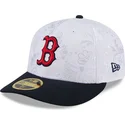 boston-red-sox-mlb-new-era-59fifty-day-low-profile-marinebla-og-hvid-justerbar-kasket
