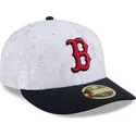 boston-red-sox-mlb-new-era-59fifty-day-low-profile-marinebla-og-hvid-justerbar-flad-kasket