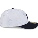 flad-kasket-marinebla-og-hvid-fitted-59fifty-day-low-profile-fra-new-york-yankees-mlb-fra-new-era