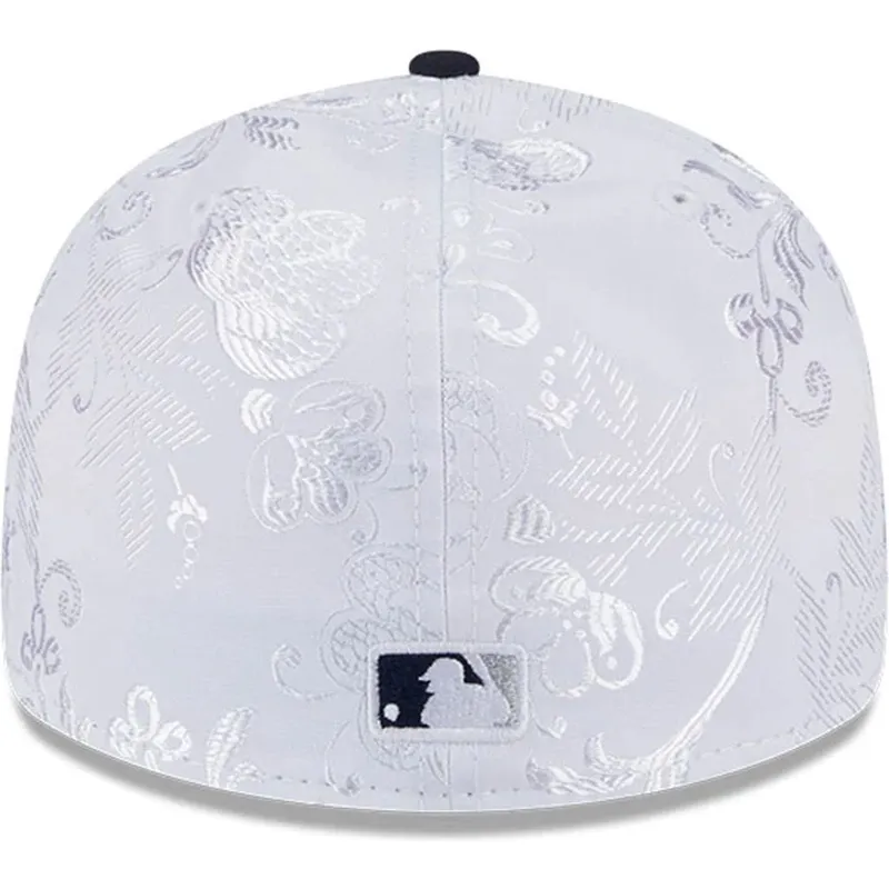 flad-kasket-marinebla-og-hvid-fitted-59fifty-day-low-profile-fra-new-york-yankees-mlb-fra-new-era