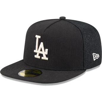 Los Angeles Dodgers MLB New Era 59FIFTY Day A Frame sort justerbar flad kasket