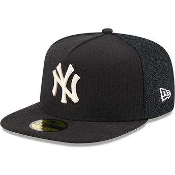 New Era New York Yankees MLB 59FIFTY Day A Frame sort justerbar flad kasket