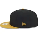 sort-og-gul-justerbar-flat-cap-med-guldlogo-59fifty-day-fra-new-york-yankees-mlb-fra-new-era