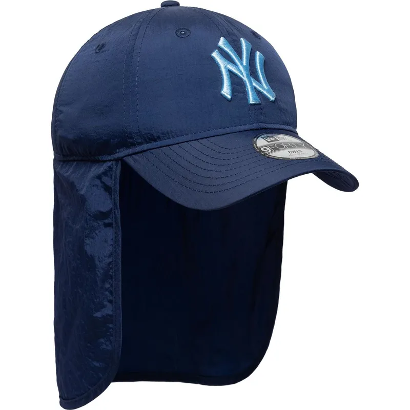 bla-buet-snapback-kasket-til-dreng-med-blat-logo-9forty-sun-shield-fra-new-york-yankees-mlb-fra-new-era