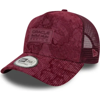 Gorra trucker granat A Frame Cord fra Red Bull Racing Formel 1 fra New Era