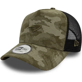 Gorra trucker camouflage A Frame Cord fra McLaren Racing Formula 1 af New Era