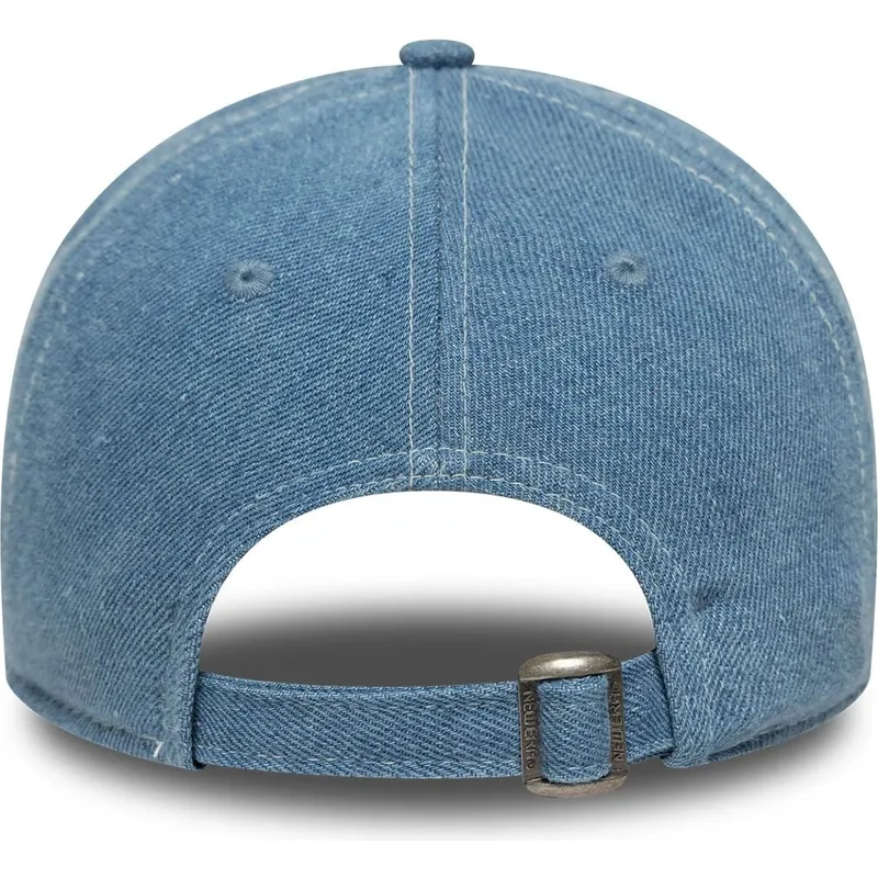 justerbar-bla-buet-kasket-9twenty-denim-fra-new-york-yankees-mlb-fra-new-era