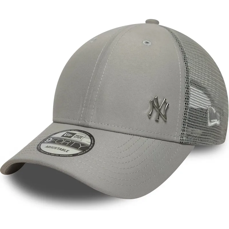 justerbar-gra-9forty-flawless-trucker-kasket-fra-new-york-yankees-mlb-fra-new-era