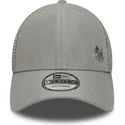 gra-justerbar-trucker-kasket-9forty-flawless-fra-new-york-yankees-mlb-fra-new-era