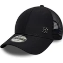 justerbar-marinebla-trucker-kasket-9forty-flawless-fra-new-york-yankees-mlb-fra-new-era