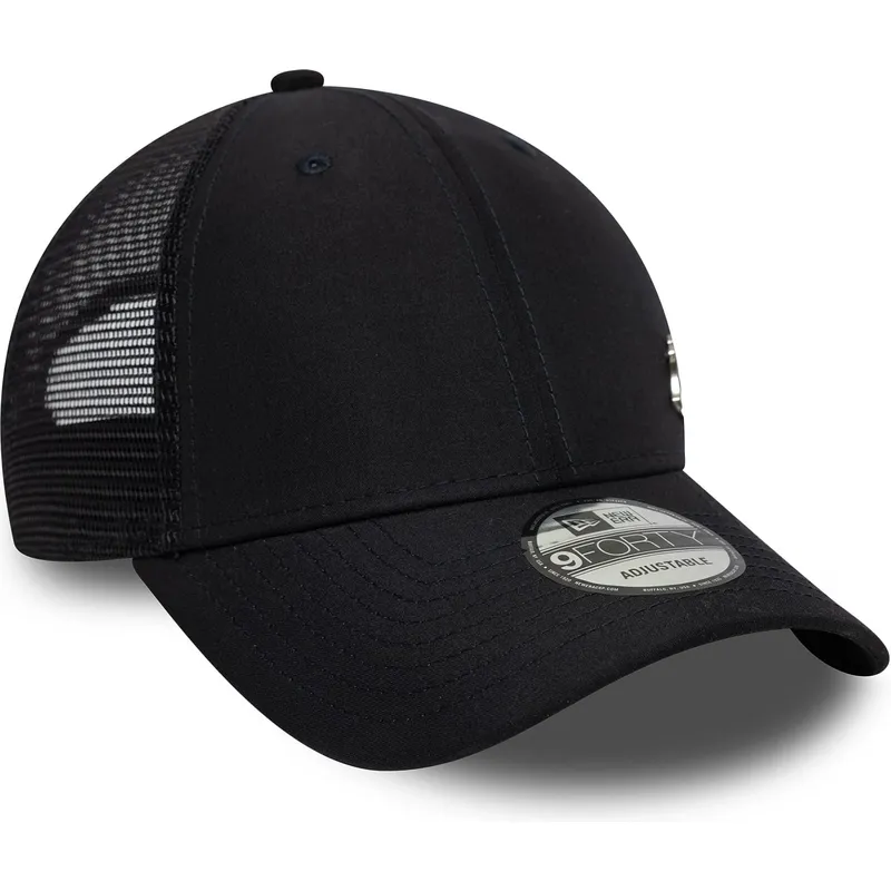 justerbar-marinebla-trucker-kasket-9forty-flawless-fra-new-york-yankees-mlb-fra-new-era