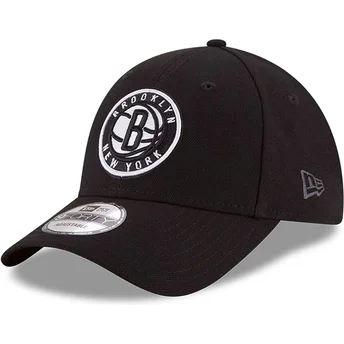 Justerbar sort buet kasket til drenge 9FORTY The League Brooklyn Nets NBA fra New Era