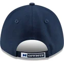justerbar-hvid-og-marinebla-buet-kasket-til-dreng-9forty-the-league-dallas-cowboys-nfl-fra-new-era
