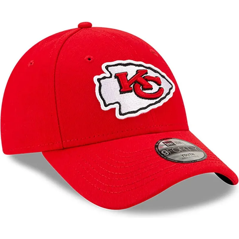 rod-justerbar-buet-kasket-til-born-9forty-the-league-fra-kansas-city-chiefs-nfl-fra-new-era