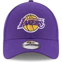 justerbar-lilla-buet-kasket-til-drenge-9forty-the-league-los-angeles-lakers-nba-fra-new-era