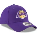 justerbar-lilla-buet-kasket-til-drenge-9forty-the-league-los-angeles-lakers-nba-fra-new-era