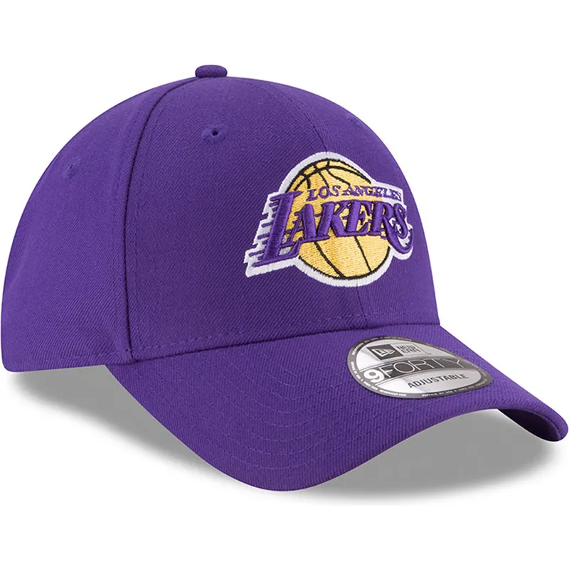 justerbar-violet-buet-kasket-til-born-9forty-the-league-fra-los-angeles-lakers-nba-fra-new-era