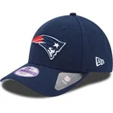 justerbar-morkebla-buet-kasket-til-drenge-9forty-the-league-af-new-england-patriots-nfl-fra-new-era