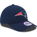 justerbar-morkebla-buet-kasket-til-drenge-9forty-the-league-af-new-england-patriots-nfl-fra-new-era