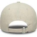 beige-justerbar-9twenty-linen-kurvet-kasket-new-york-yankees-mlb-fra-new-era