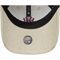 beige-justerbar-9twenty-linen-kurvet-kasket-new-york-yankees-mlb-fra-new-era