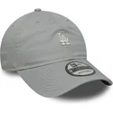 gra-justerbar-buet-kasket-9twenty-mini-logo-washed-los-angeles-dodgers-mlb-fra-new-era