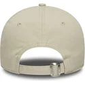 beige-justerbar-9twenty-mini-logo-washed-new-york-yankees-mlb-kasket-fra-new-era