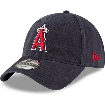 Los Angeles Angels MLB New Era 9TWENTY Core Classic justerbar marineblå buet kasket
