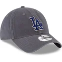 gra-justerbar-buet-kasket-med-blat-logo-9twenty-core-classic-los-angeles-dodgers-mlb-fra-new-era