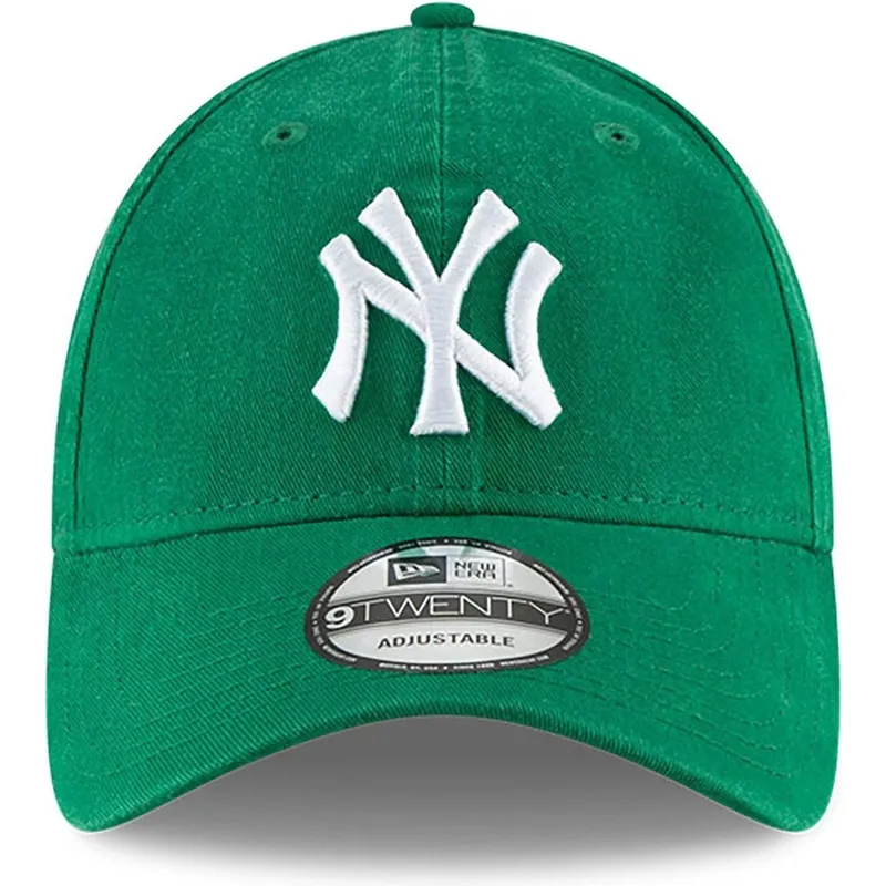gron-justerbar-kurvet-kasket-9twenty-core-classic-fra-new-york-yankees-mlb-fra-new-era