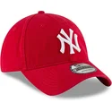 justerbar-rod-buet-kasket-9twenty-core-classic-new-york-yankees-mlb-fra-new-era