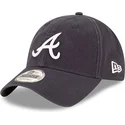 atlanta-braves-mlb-new-era-9twenty-core-classic-justerbar-marinebla-buet-kasket