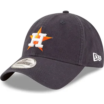 Justerbar mørkeblå buet kasket 9TWENTY Core Classic fra Houston Astros MLB fra New Era