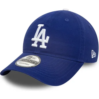 Los Angeles Dodgers MLB New Era 9TWENTY Core Classic justerbar blå bølget kasket