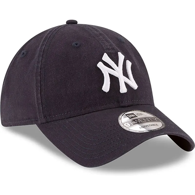 justerbar-marinebla-buet-kasket-9twenty-core-classic-fra-new-york-yankees-mlb-fra-new-era