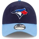 marinebla-justerbar-9twenty-core-classic-kasket-fra-toronto-blue-jays-mlb-fra-new-era